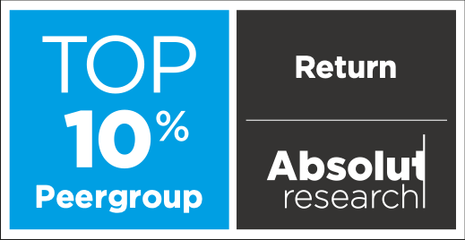 Absolute Research Auszeichnung: Top 10% Peergroup | Return